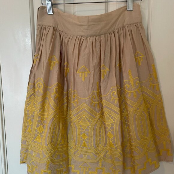 Anthropologie Tiny Sun Stitched Skirt Small Glee - Picture 2 of 3